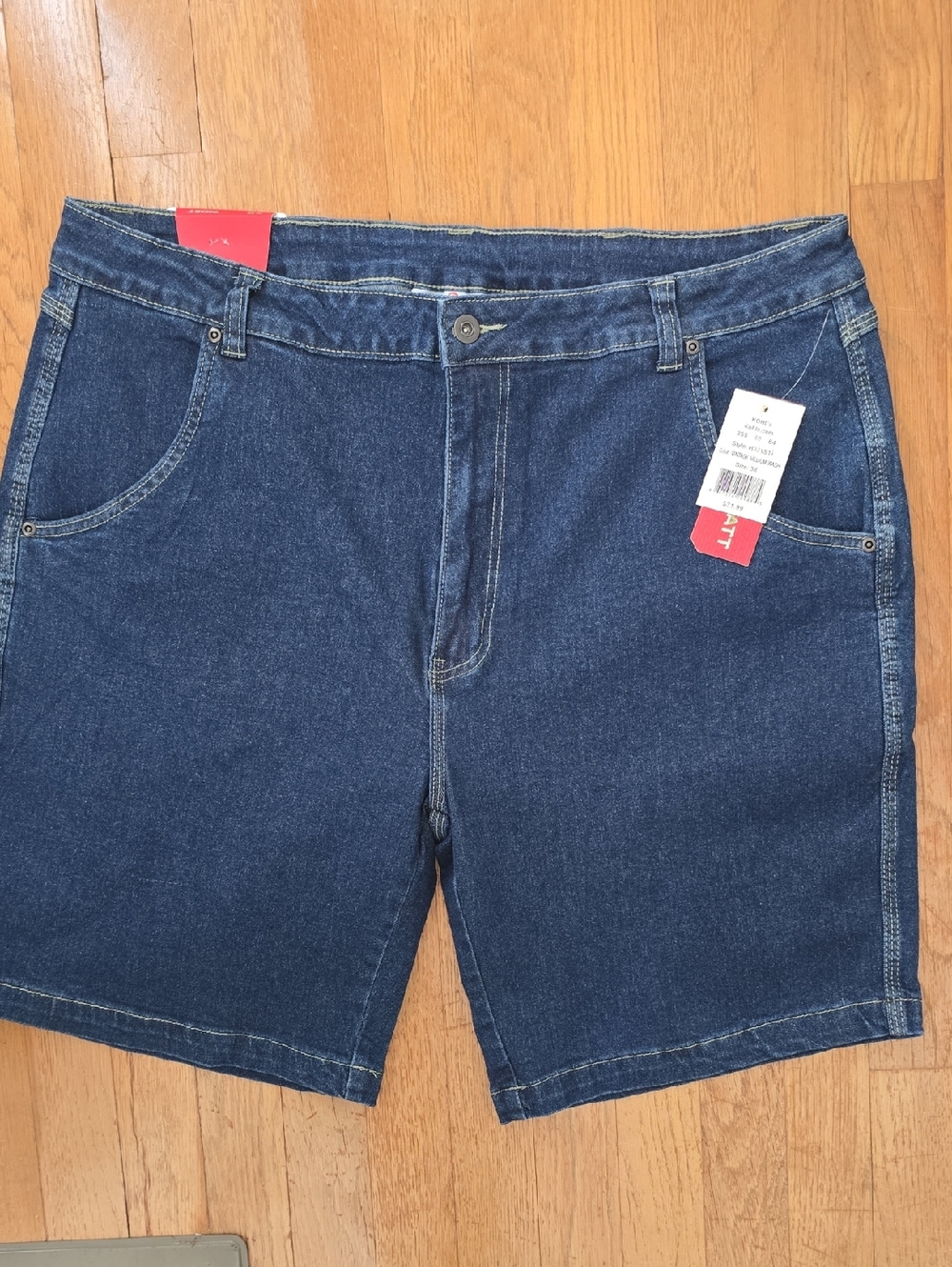 HALLSTATT BRAND MEN'S BLUE JEAN SHORTS SIZE 38